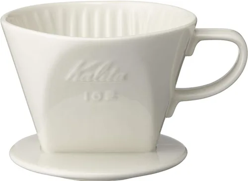 Vista 6 de Kalita Gotero de café de cerámica (negro) para 2-4 tazas (#02005)