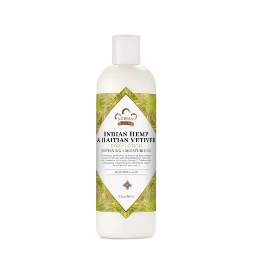 Vista 8 de Loción corporal, cáñamo indio y vetiver haitiano - 13oz