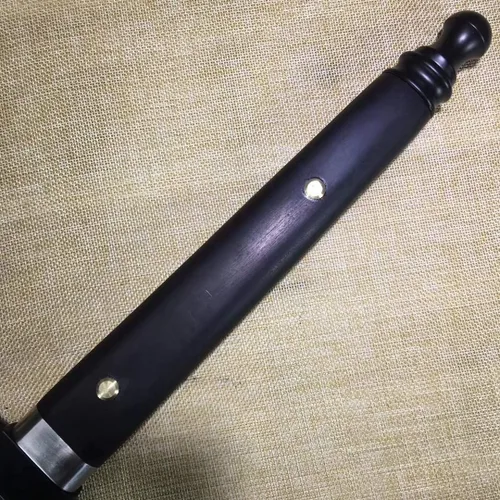 Vista 4 de Espadas caballerosas, hechas a mano, hoja de acero de alto carbono, funda de cuero, lista para la batalla