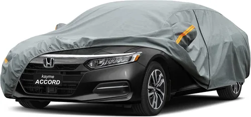 Vista 147 de Kayme Funda de Coche de Servicio Pesado Impermeable para Todo Tipo de Clima, Ajuste Personalizado para Tesla Model S, Cubierta Exterior Completa