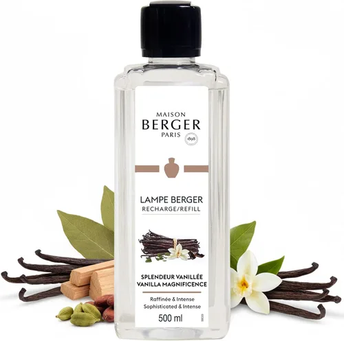 Vista 20 de MAISON BERGER Lampe Berger Recambio, 16.9 fl oz, Amber's Sun Catalytic Lamp Fragrance Refill, Helps Neutralize Odors, ~80 h Fragrance Diffusion