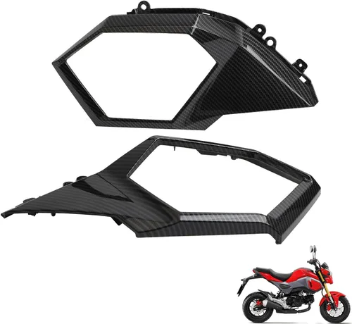 Vista 12 de Mokuo Funda de Velocímetro de Fibra de Carbono para Motocicleta Fit para Honda Grom Msx125 SF 2016-2020 Kit de Carenados Piezas