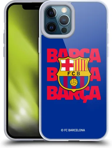 Vista 311 de Head Case Designs Funda de gel suave con licencia oficial del FC Barcelona Barca Crest Graphics [protección de grado militar] compatible con Apple