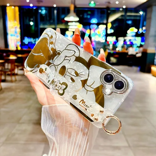 Vista 6 de Funda para Galaxy A07 con soporte para muñeca, ultra delgada, patrón de animales IMD a prueba de golpes, protección para Samsung Galaxy A07 4G