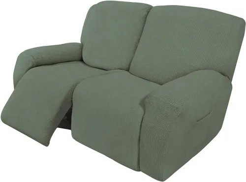 Vista 38 de Easy-Going Funda Elástica para Sofá Reclinable Cobertor de Sofá 4 Piezas Protector de Muebles Sofá Suave con Fondo Elástico Poliéster Spandex Tela