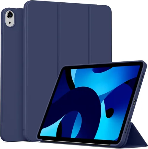 Vista 12 de Funda para iPad (A16) de 11ª generación de 11 pulgadas 2025/iPad de 10.9 pulgadas 2022, encendido y apagado automático, compatible con Touch ID