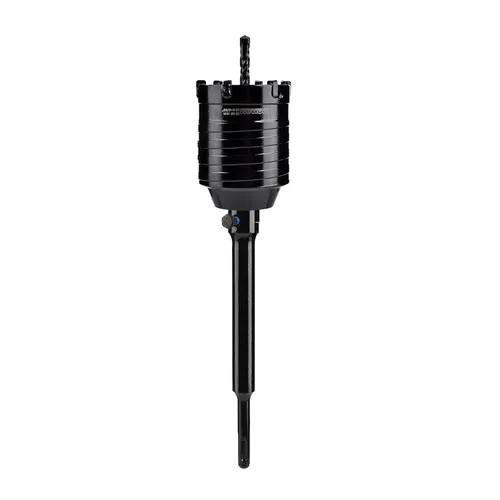 Vista 11 de Mollom Sierra perforadora para hormigón SDS Plus de 8.661 in, cortador de agujeros de alta resistencia con broca de posición central de 4.331 in