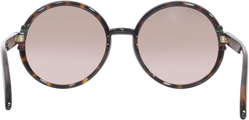 Vista 4 de Gucci Gafas de sol redondas de tela incorrecta para mujer