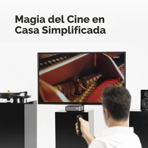 Vista 5 de WiiM Amp Pro: Amplificador de transmisión multihabitación Compatible con Google Cast, Alexa HDMI, control de voz Transmisión desde Spotify