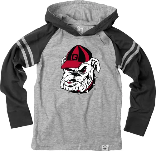 Vista 10 de Wes and Willy - Sudadera con capucha de manga larga para niños de universidad con rayas