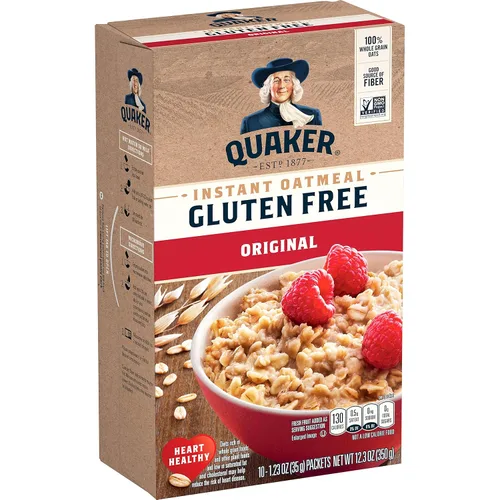 Vista 7 de Quaker, Avena instantánea sin gluten, arce y azúcar morena, 8