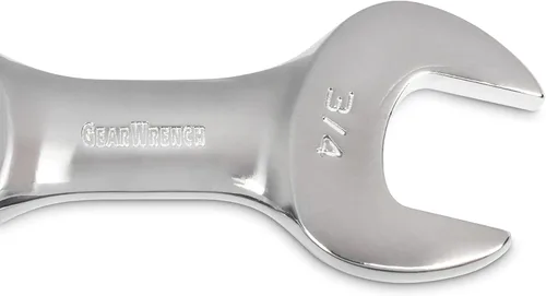 Vista 6 de GEARWRENCH Juego de llaves combinadas de trinquete de cabeza flexible rechoncha de 12 puntos, SAE - 9570