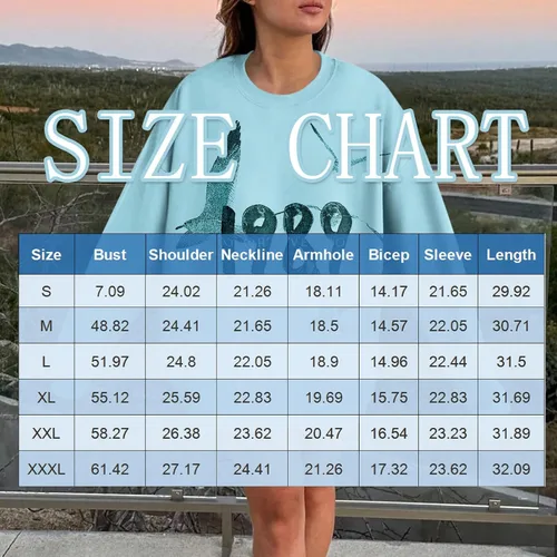 Vista 3 de Tops de otoño para mujer Sudadera de manga larga con cuello redondo 1989 Traje de otoño e invierno
