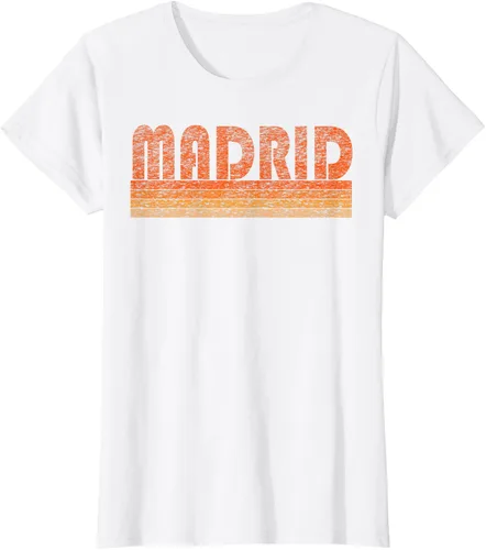 Vista 18 de clásico Retro Madrid playera, hombre 3XL, Asphalt Negro