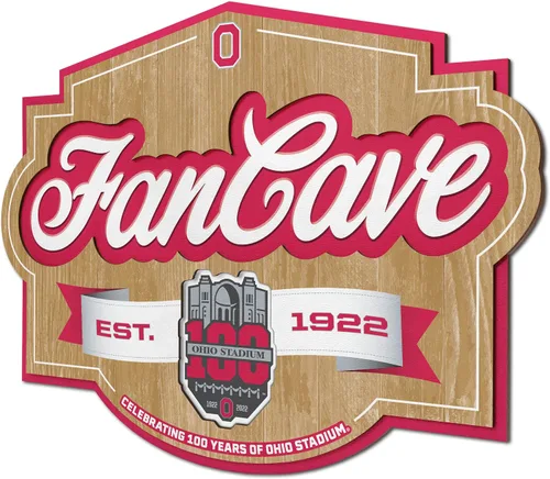Vista 22 de YouTheFan - Letrero de cueva para fanáticos de la NCAA