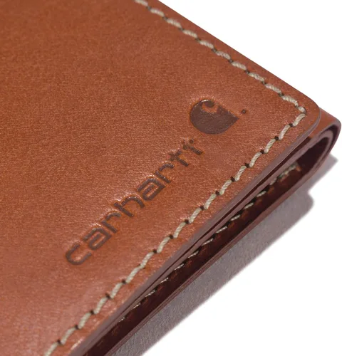 Vista 5 de Carhartt Carteras duraderas de tres pliegues, disponibles en estilos de cuero y lona