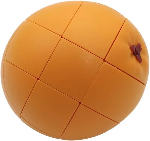Vista 9 de Cubo de frutas 3D 3×3 Magic Speed Cube Juguetes educativos para niños Puzzle Cube Brain Teaser (manzana)