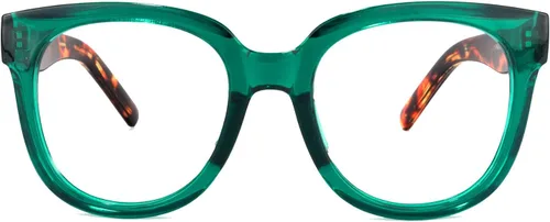 Vista 11 de Zeelool Gafas de bloqueo de luz azul cuadradas retro unisex de gran tamaño Harrell ZOP049594