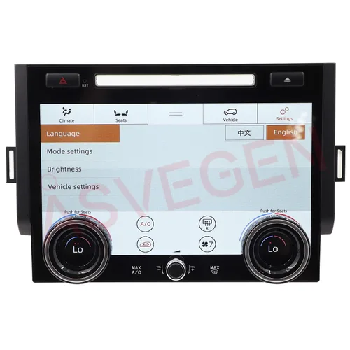 Vista 5 de Control de clima de CA de pantalla táctil LCD para Range Rover Sport L494 2013-2017 Panel de control de aire acondicionado HVAC AC de 10 pulgadas
