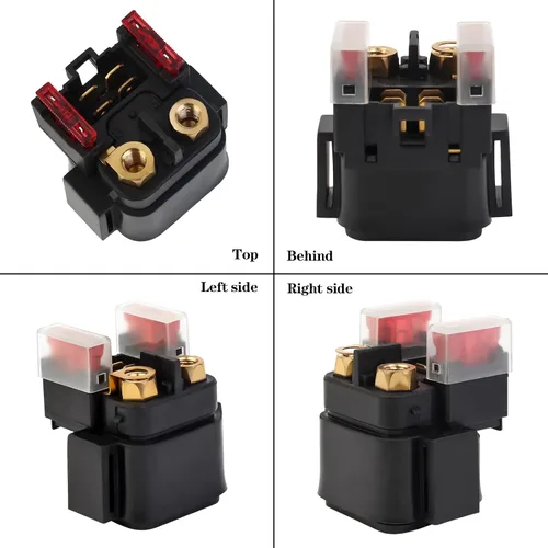 Vista 8 de Road Passion Relé solenoide de arranque para Yamaha YFZ450 YFZ45 2004-2008 XVS650 V-Star 1998-2009/ Rhino 450 YXR450 2006 Rhino 660 YXR660 2004-2006