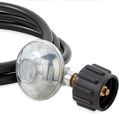 Vista 5 de Camco 57629 - Manguera reguladora de propano, 6 pies, con conector rápido hembra de Acme Nut