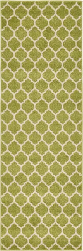 Vista 120 de Unique Loom Trellis Collection - Alfombra de área de Filadelfia, rectangular de 2 pies 2 pulgadas x 3 pies, color morado y marfil
