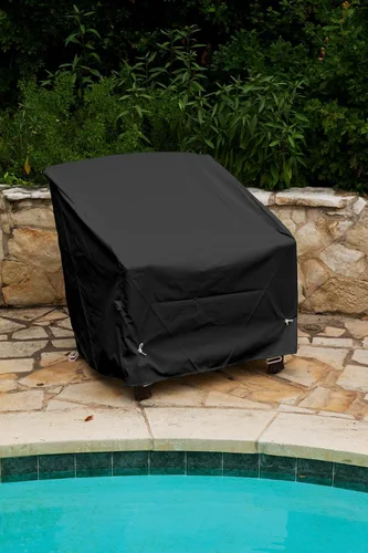 Vista 4 de KoverRoos Weathermax 76150 - Funda para silla de asiento profundo, 34 pulgadas de ancho por 35 pulgadas de diámetro por 32 pulgadas de alto
