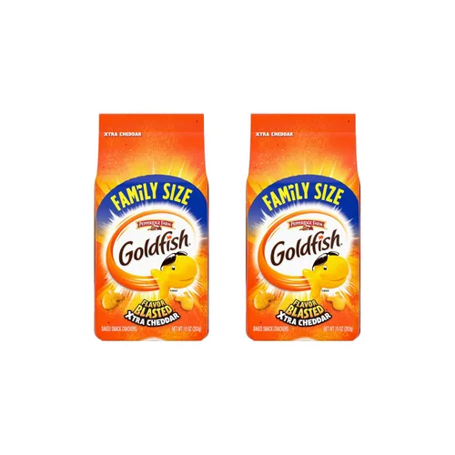Vista 9 de Goldfish Galletas de queso cheddar, bolsa de 10 onzas