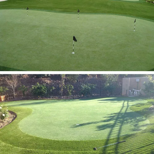 Vista 5 de Césped Artificial de Golf Pro Putting Green - Alfombra de Entrenamiento de Golf para Interiores y Exteriores, Césped Sintético Artificial