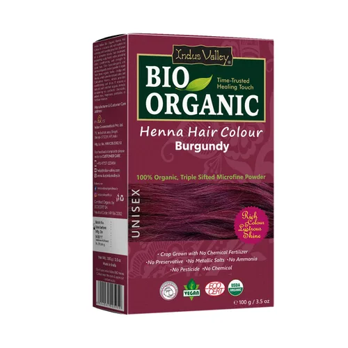 Vista 12 de Indus Valley Bio - Tinte natural orgánico para el cabello de henna para mujeres, rubio, 3.53 onzas, 100% cobertura de canas y tinte de cabello