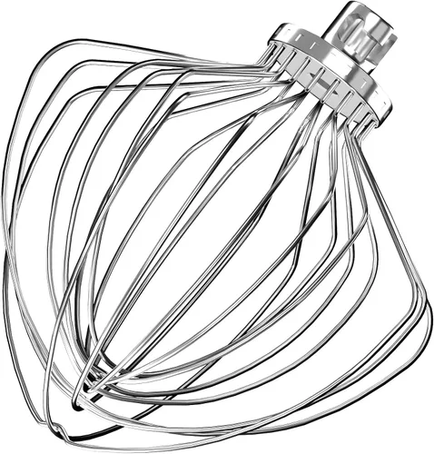 Vista 9 de K45WW - Accesorio de acero inoxidable de 6 alambres para batidora KitchenAid con cabezal inclinable, cuenco de 4.5 a 5 cuartos de galón, repuesto