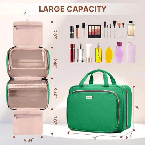 Vista 9 de Neceser de viaje con organizador de joyas, Beige