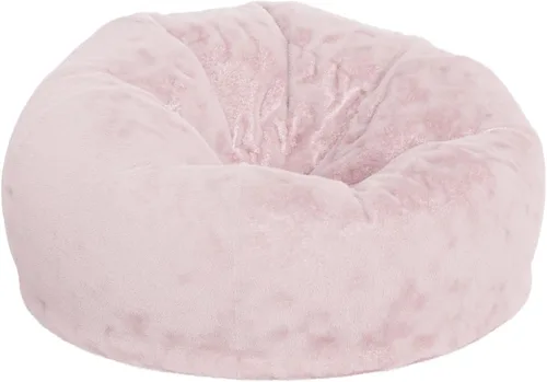 Vista 28 de Flash Furniture - Sillón puf color liso Lavender Dot