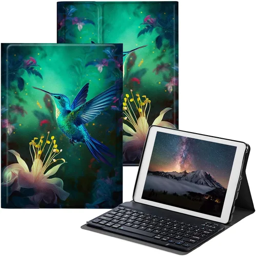 Vista 18 de Funda para Samsung Galaxy Tab S6 Lite 2022/2020 con teclado inalámbrico desmontable y soporte ajustable para proteger la tableta para Samsung Galaxy