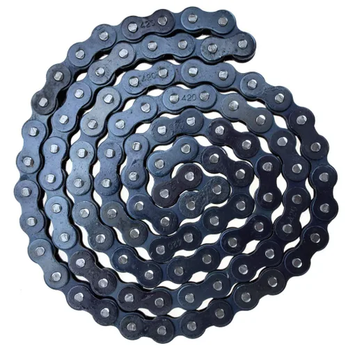 Vista 7 de HIAORS Cadena de transmisión 420, 102 eslabones compatibles con XR50 CRF50 CRF70 PW80 110cc 125cc Pit Dirt Bike SDG 107 SSR Coolster KX65 KLX110