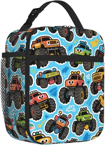 Vista 11 de Bolsa de almuerzo divertida para niños con pelotas deportivas, bolsa reutilizable para baloncesto, fútbol, fútbol americano y béisbol, lonchera