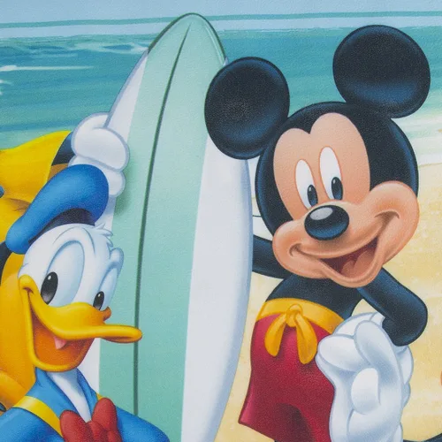 Vista 7 de Disney Mickey Mouse "Summer Fun" - Tapete de baño decorativo, color azul