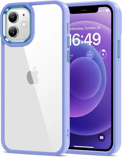 Vista 64 de HOOMIL Funda para iPhone 7 Plus/iPhone 8 Plus de 5.5 pulgadas, no amarillea, protección contra caídas, cubierta trasera dura transparente Negro
