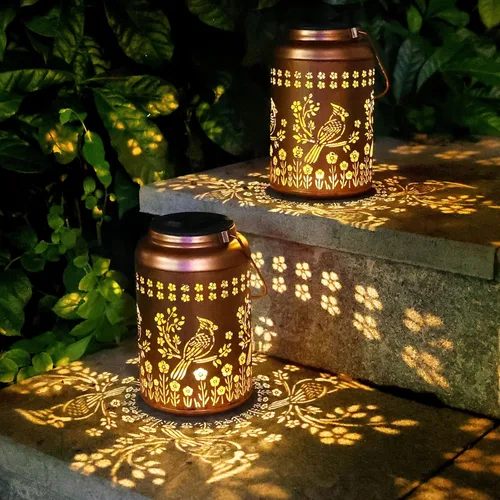 Vista 10 de Regalos para el Día del Padre, faroles solares para exteriores, impermeables, decoración de jardín, regalos de cumpleaños para mujeres, hombres
