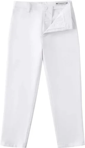 Vista 5 de Addneo Trajes formales de 5 piezas con camisa y chaleco, Blanco