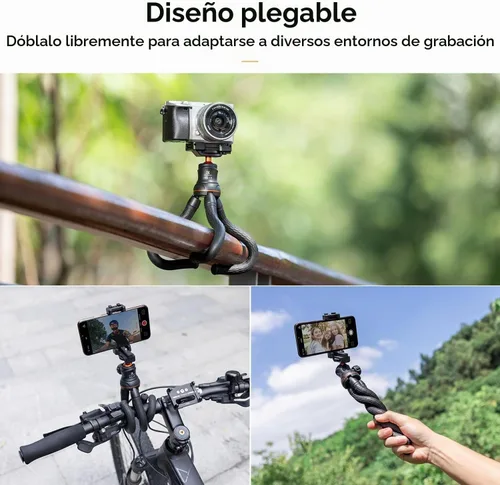 Vista 11 de K&F CONCEPT Mini trípode flexible