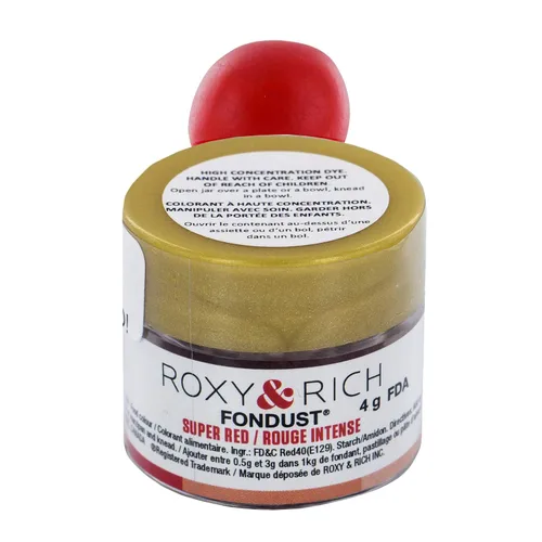 Vista 19 de Roxy & Rich Fondust - Polvo para alimentos color aguacate, 0.14 oz