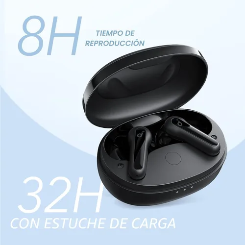 Vista 4 de Auriculares Soundcore Anker Life P2 Mini True Wireless Bluetooth 5.2, Negro