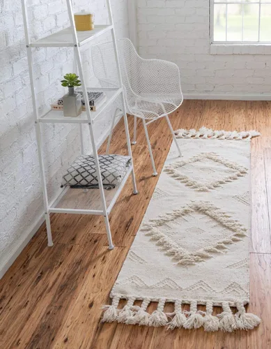 Vista 28 de Unique Loom Mesa Collection - Alfombra de área - Papago (2 pies 2 pulgadas x 6 pies 1 pulgada, carbón/gris)