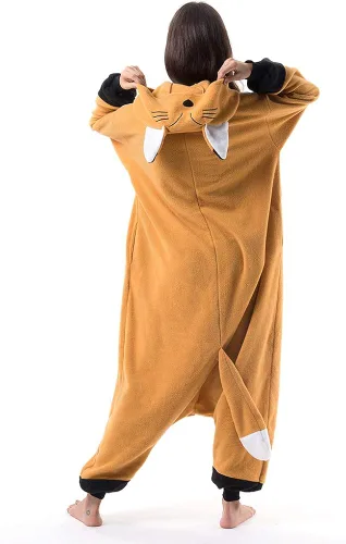 Vista 6 de Beauty Shine Disfraz unisex de dibujos animados para adultos Halloween Navidad pijamas de peluche para cosplay