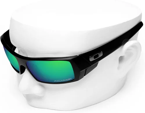 Vista 2 de OOWLIT Lentes de repuesto compatibles con Oakley Gascan Sunglass, EsmeraldaSólidos