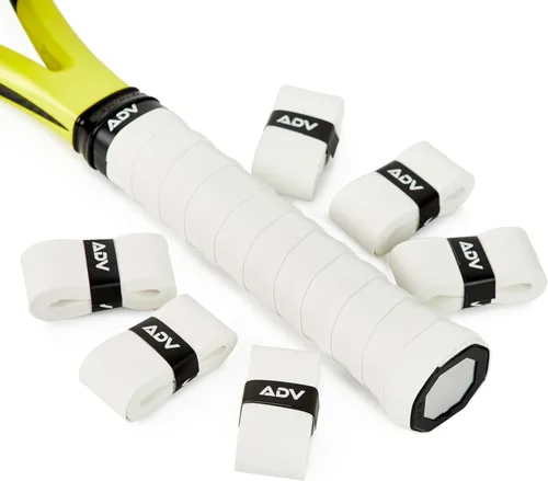 Vista 15 de ADV Dry - Cinta de agarre para raqueta de tenis, paquete de 12 y 30 unidades, cinta de agarre para raqueta de tenis FeltTac, cinta de agarre ultra