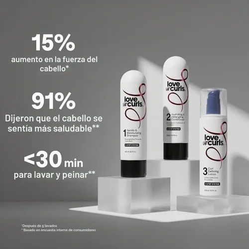 Vista 4 de Love Ur Curls Productos para el cabello rizado - Set de champú