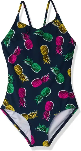 Vista 49 de Kanu Surf Bañador deportivo de una pieza Daisy Beach para niñas Aloha Negro
