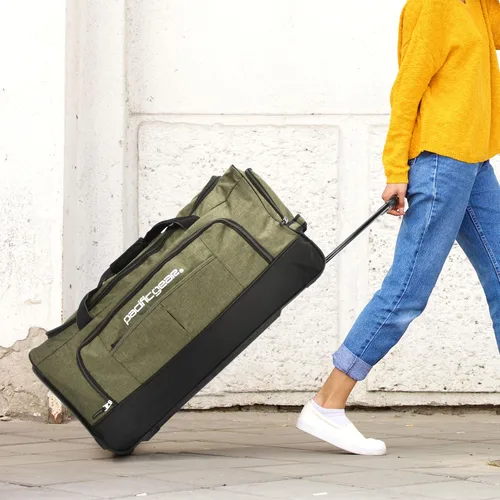 Vista 3 de Pacific Gear Duffel Bag with Rolling Wheels